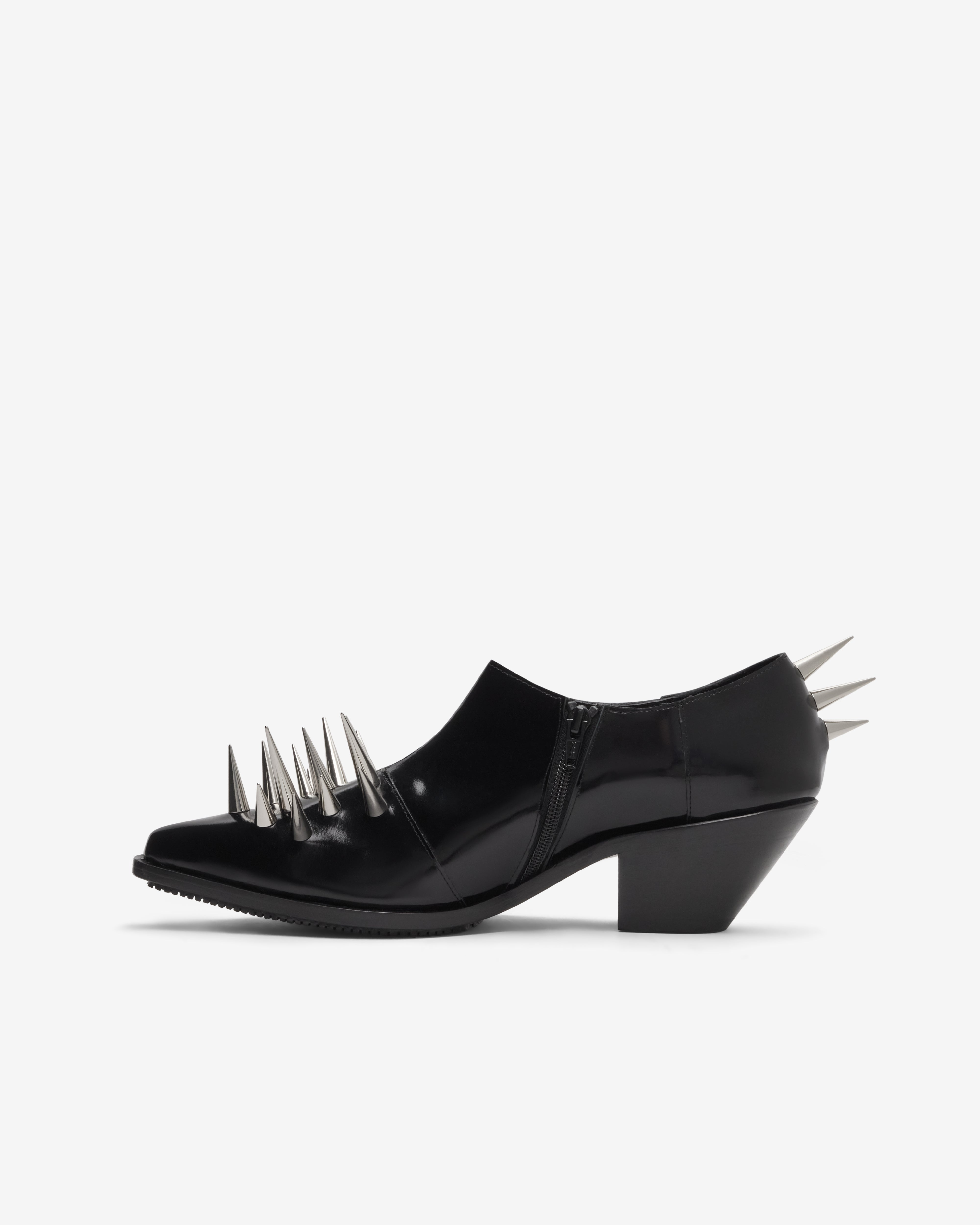Junya Watanabe: Women's Spiked Leather Shoes (Black) | DSMNY E-SHOP