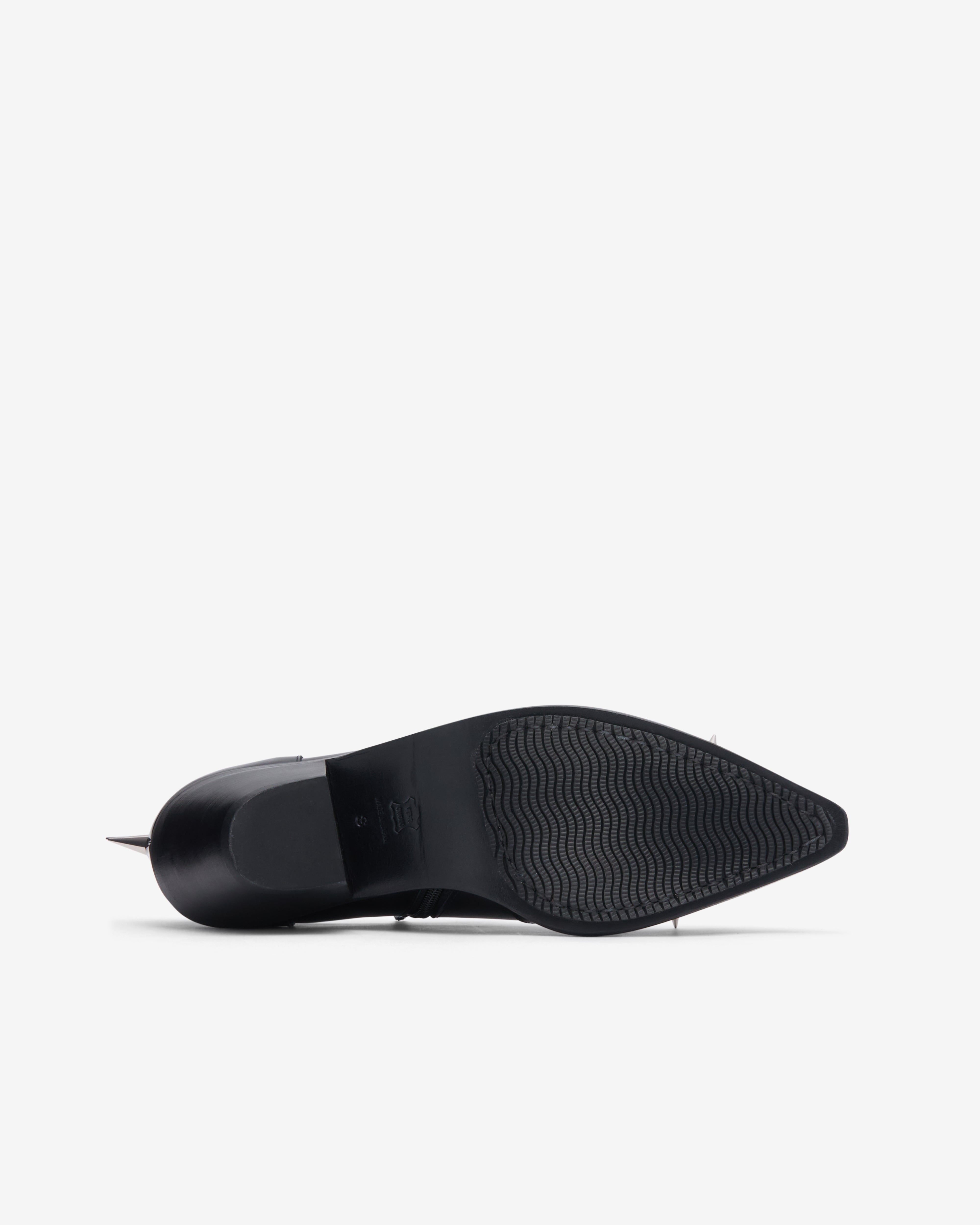 Junya Watanabe: Women's Spiked Leather Shoes (Black) | DSMNY E-SHOP