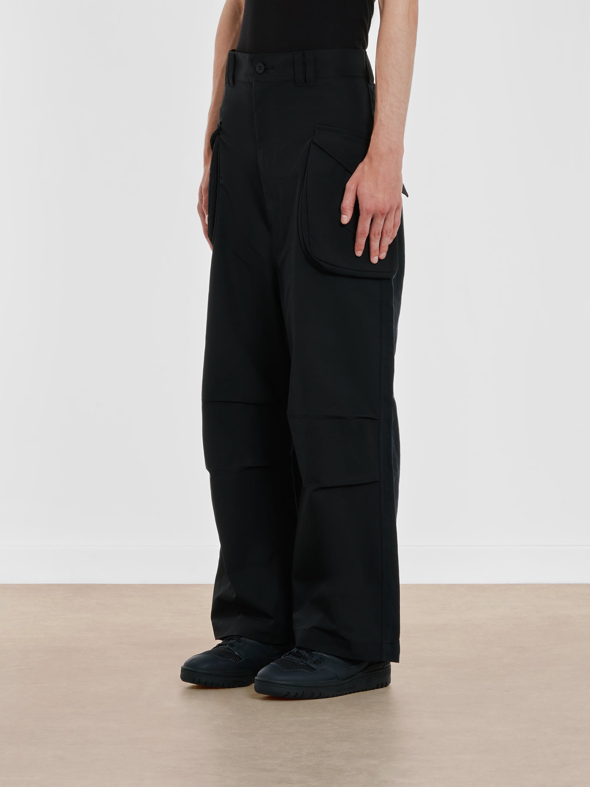 Junya Watanabe MAN - Men's Polyester Cotton Pants - (Black