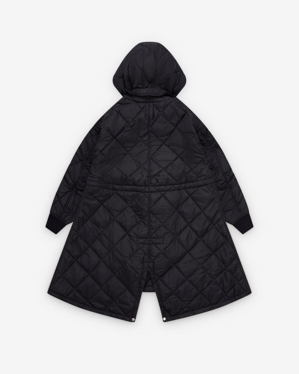 DSM Kei Ninomiya - Men's Quilted Long Coat - (Black)