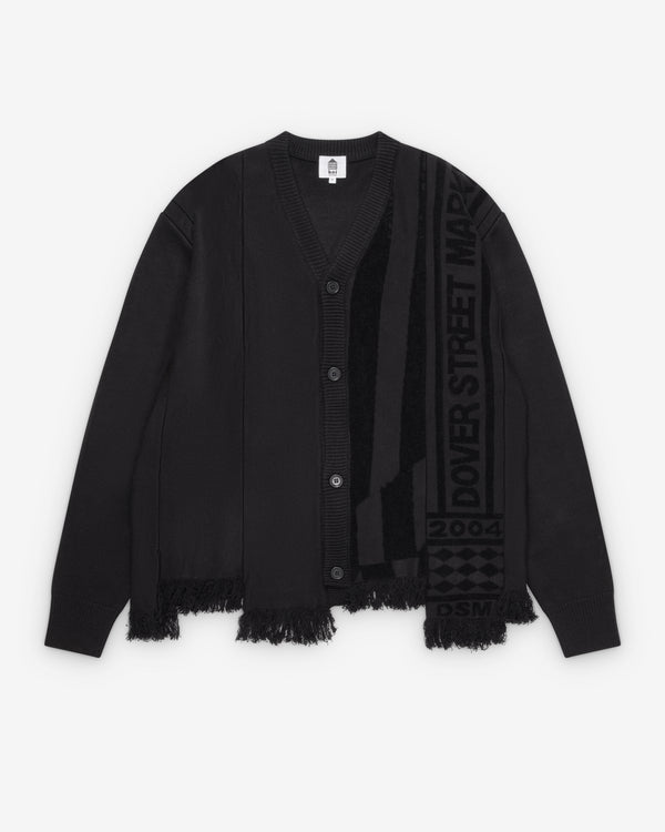 DSM Kei Ninomiya - Men's Patchwork Cardigan - (Black)