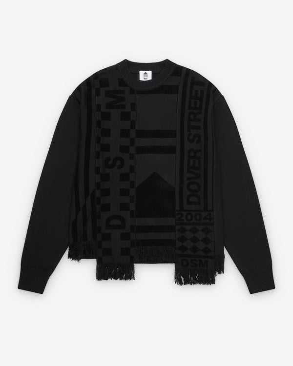 DSM Kei Ninomiya - Men's Patchwork Crew Neck - (Black)