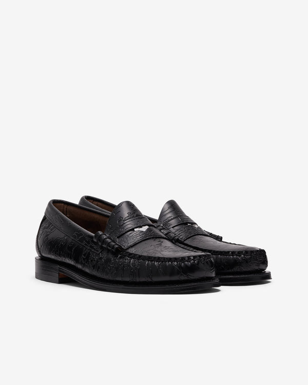 DSM Kei Ninomiya - Men's G.H. Bass Camo Larson Penny Loafer - (Black)
