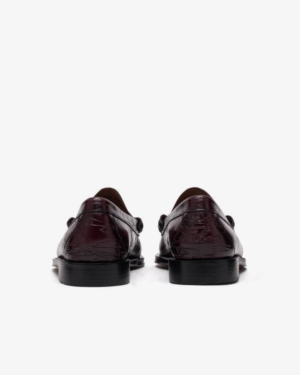 Dsm Kei Ninomiya - Men's G.H. Bass Camo Larson Penny Loafer - (Burgundy)