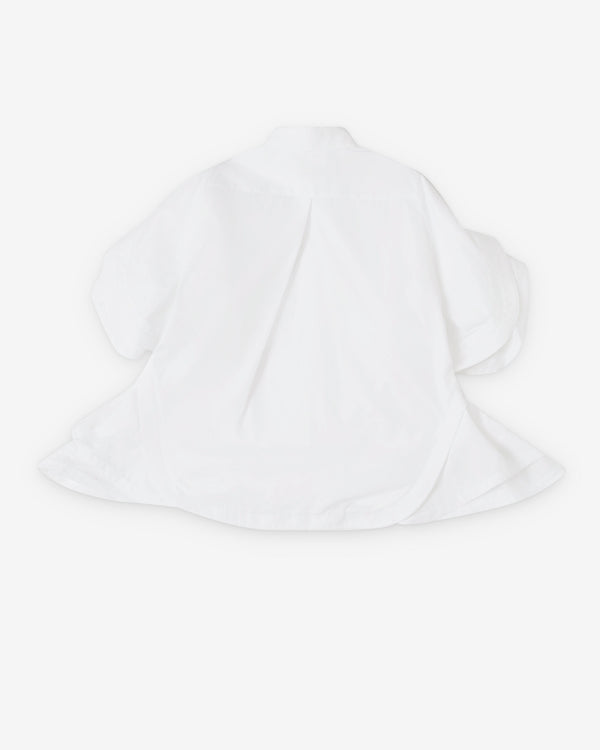 Noir Kei Ninomiya - Women's Peplum Hem Blouse - (White)