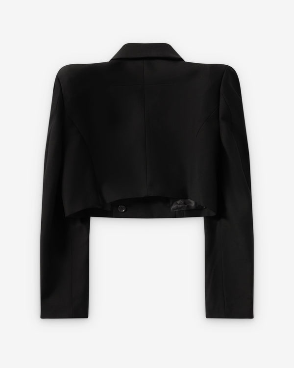 Noir Kei Ninomiya - Women's Cropped Blazer - (Black)