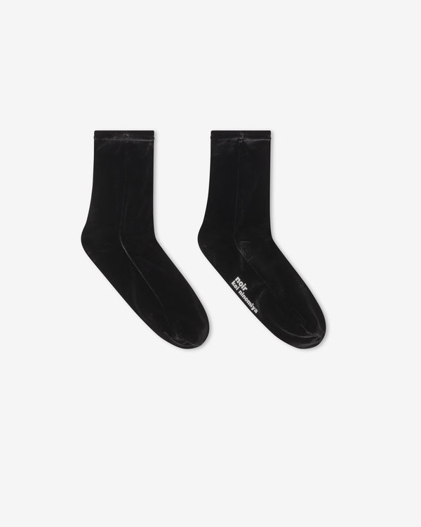 Noir Kei Ninomiya - Women's Velour Short Socks - (Black)
