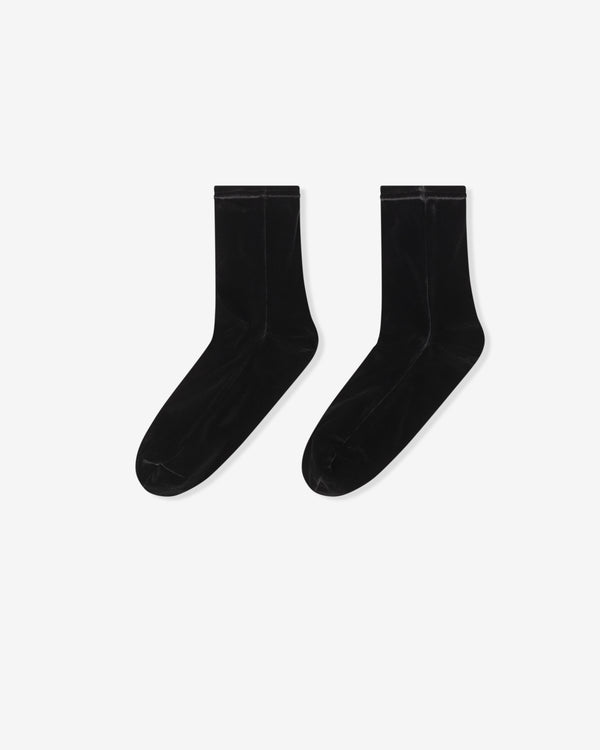 Noir Kei Ninomiya - Women's Velour Short Socks - (Black)