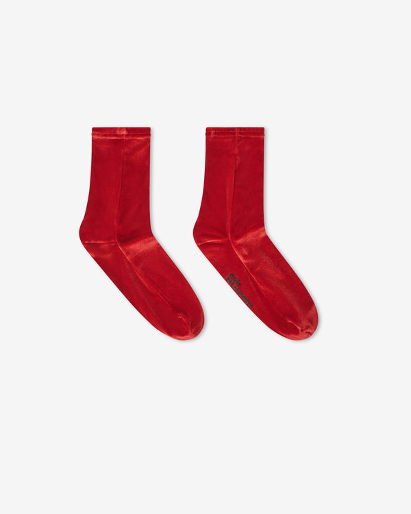 Noir Kei Ninomiya - Women's Velour Short Socks - (Red)