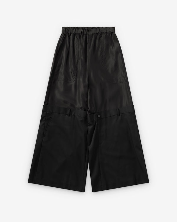 Noir Kei Ninomiya - Women's Double Layer Trousers - (Black)