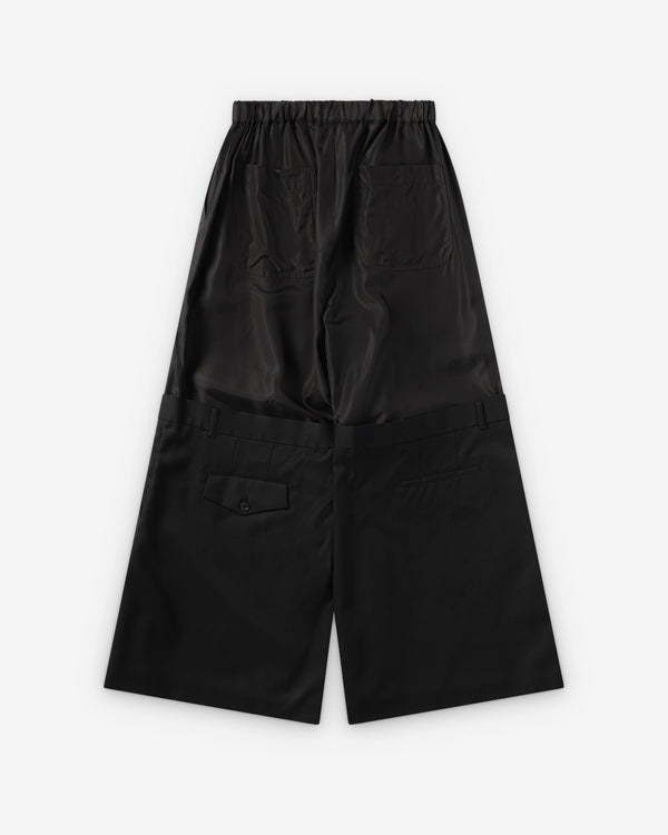Noir Kei Ninomiya - Women's Double Layer Trousers - (Black)