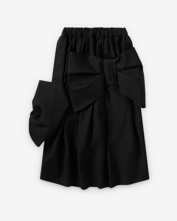 Noir Kei Ninomiya - Women's Oversized Bow Skirt - (Black)