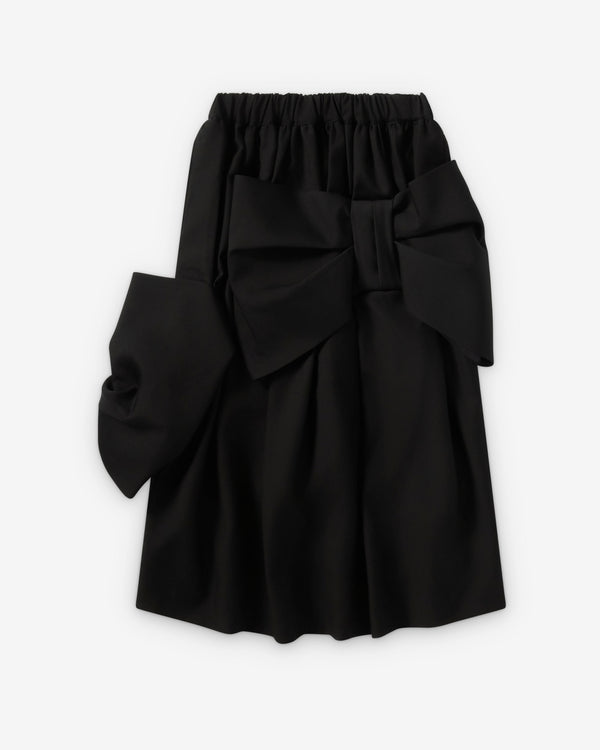 Noir Kei Ninomiya - Women's Oversized Bow Skirt - (Black)