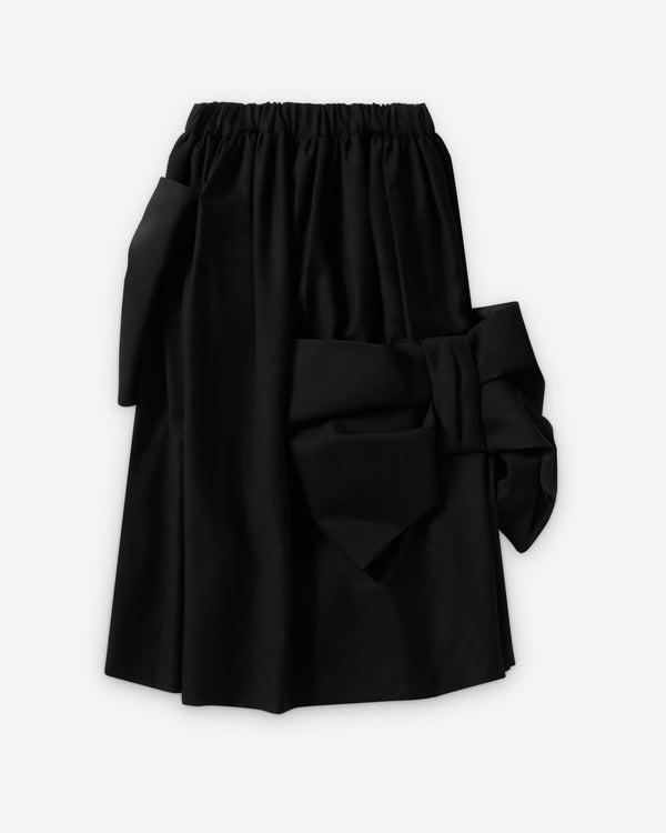 Noir Kei Ninomiya - Women's Oversized Bow Skirt - (Black)