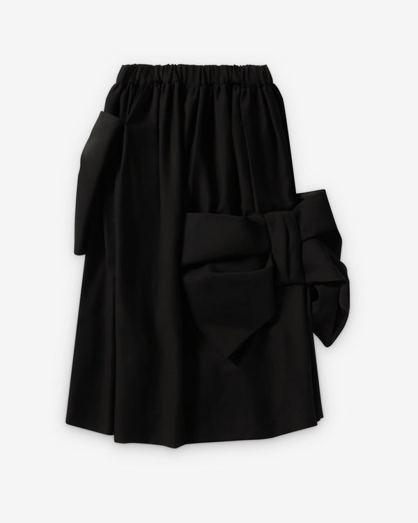 Noir Kei Ninomiya - Women's Oversized Bow Skirt - (Black)