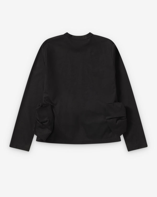 Noir Kei Ninomiya - Women's Long Sleeve Bow T-Shirt - (Black)