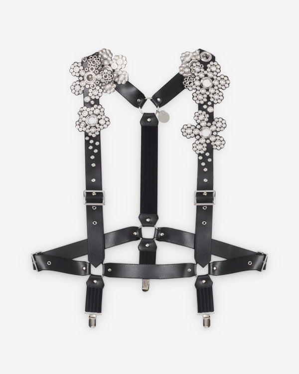 Noir Kei Ninomiya - Women's Floral Suspender Vest - (Black)