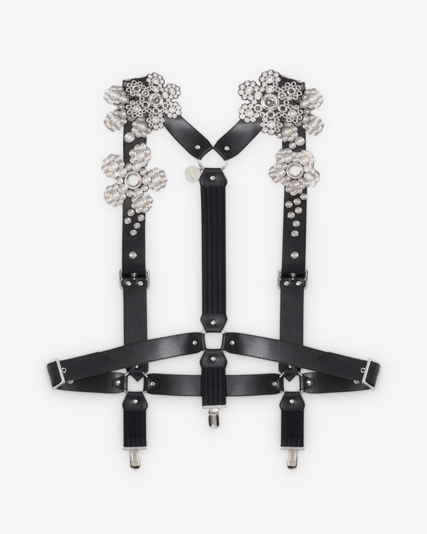 Noir Kei Ninomiya - Women's Floral Suspender Vest - (Black)
