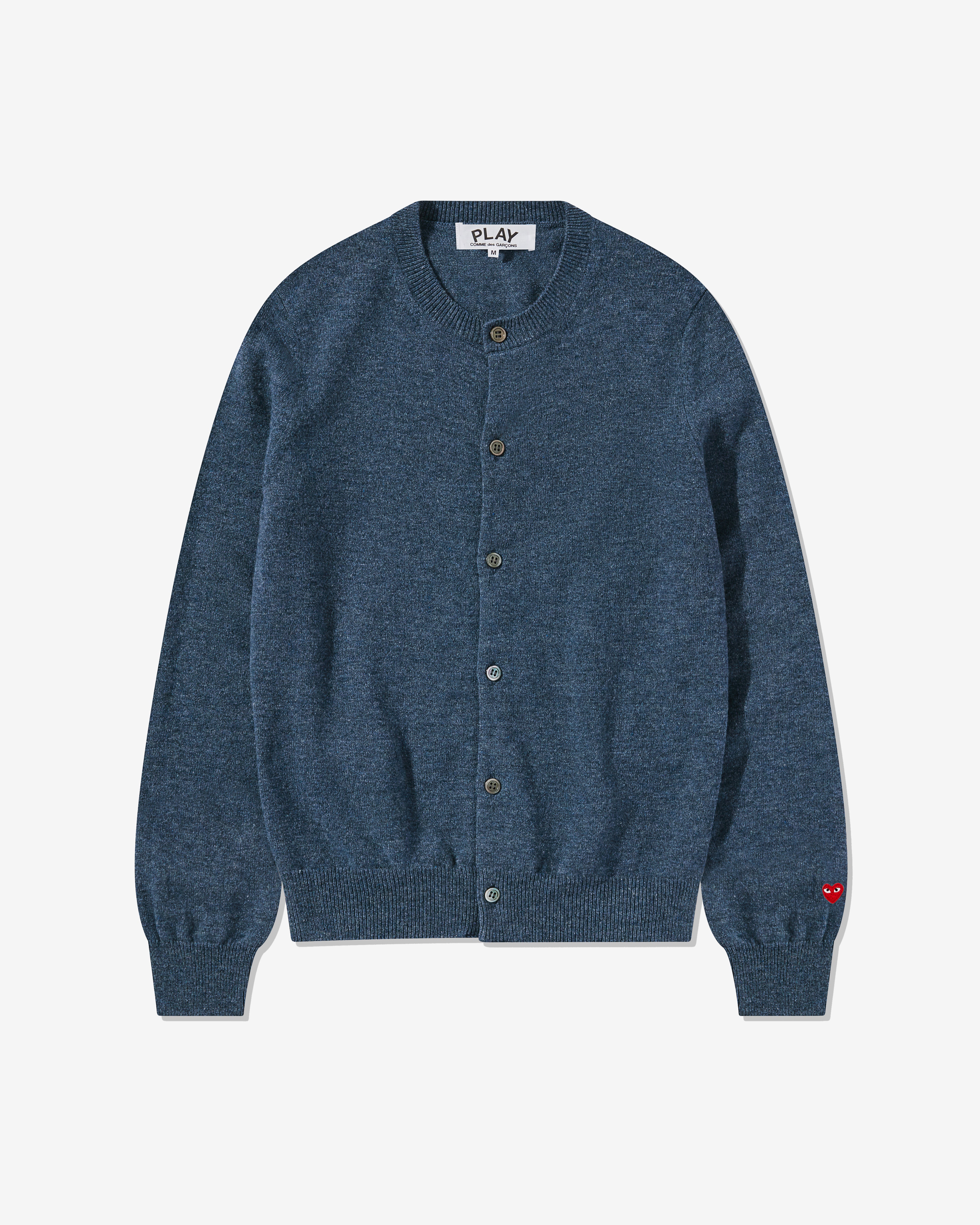 Play Comme des Garçons: Ladies' Cardigan (Navy) | DSMNY E-SHOP