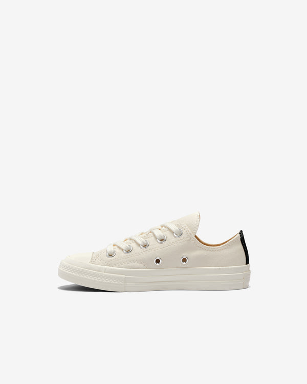 Play Converse - Kids' Small Red Heart All Star 70's Low Sneakers - (Beige)