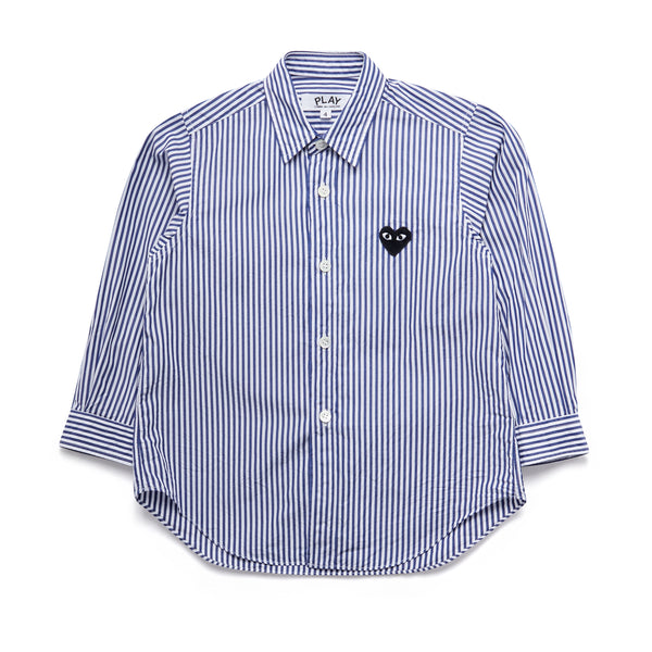 Play - Black Kid’s Striped Shirt - (Blue)
