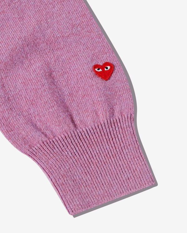 Play Comme des Garçons - Ladies' Cardigan - (Purple)