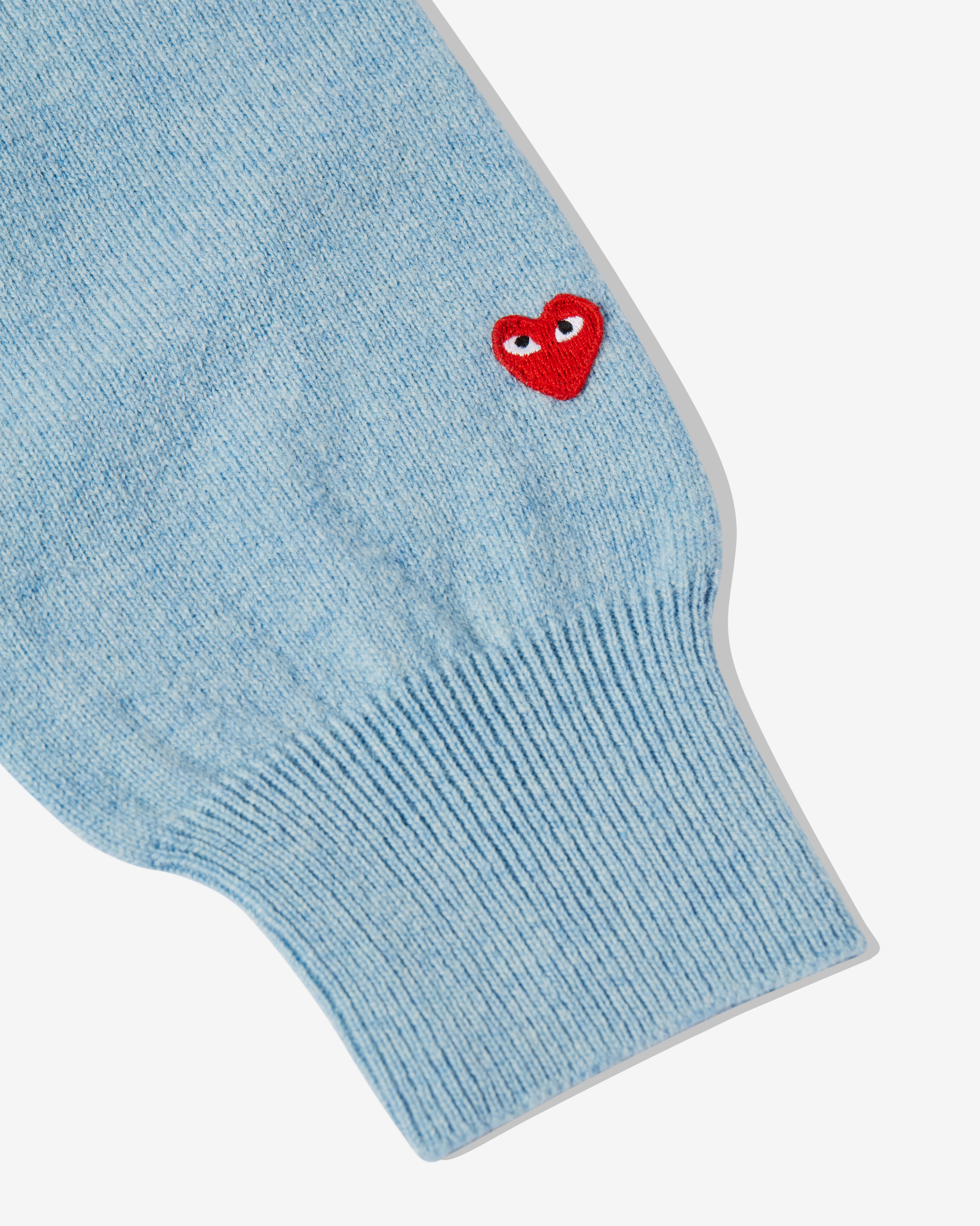 Play Comme des Garçons: Ladies' Cardigan (Blue) | DSMNY E-SHOP