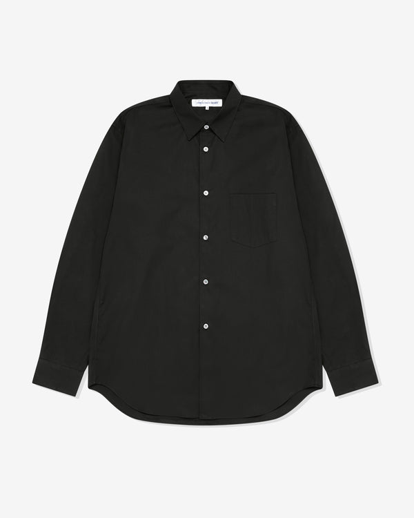 CDG Shirt Forever - Classic Fit Woven Cotton Shirt - (Black)