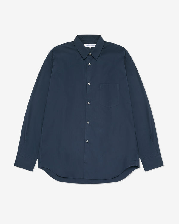 CDG Shirt Forever - Classic Fit Woven Cotton Shirt - (Navy)