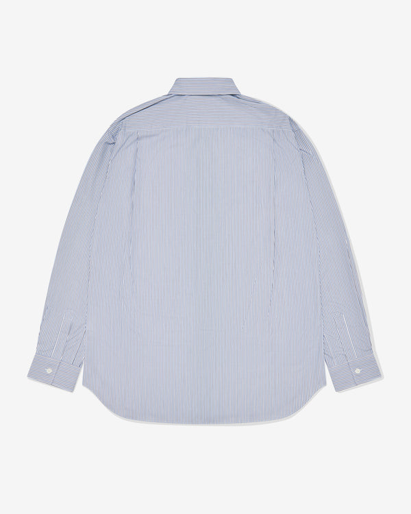 CDG Shirt Forever - Men's Classic Fit Contrast Stripe Shirt - (Stripe/Mix)