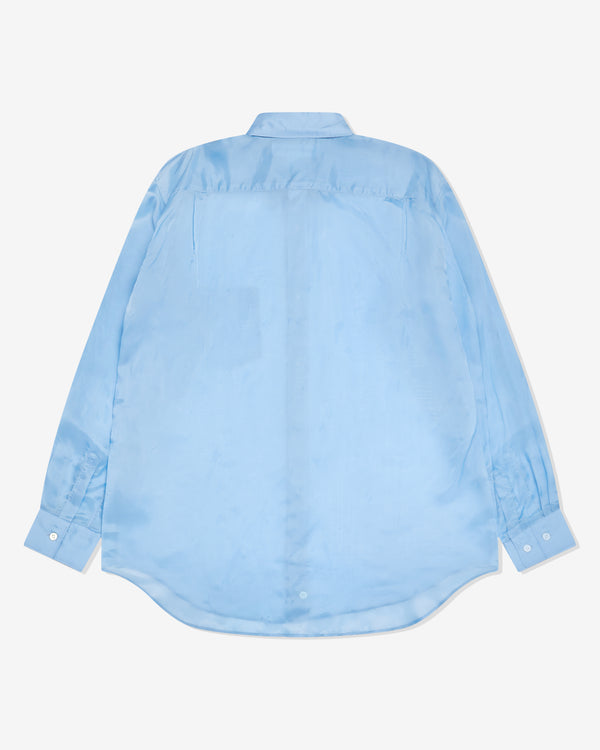 CDG Shirt Forever - Men's Cupra Taffetas Narrow Classic Shirt - (Blue)