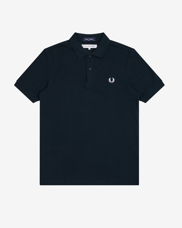 CDG Shirt - Fred Perry Men's Freedom Is Energy Polo Shirt - (Navy)
