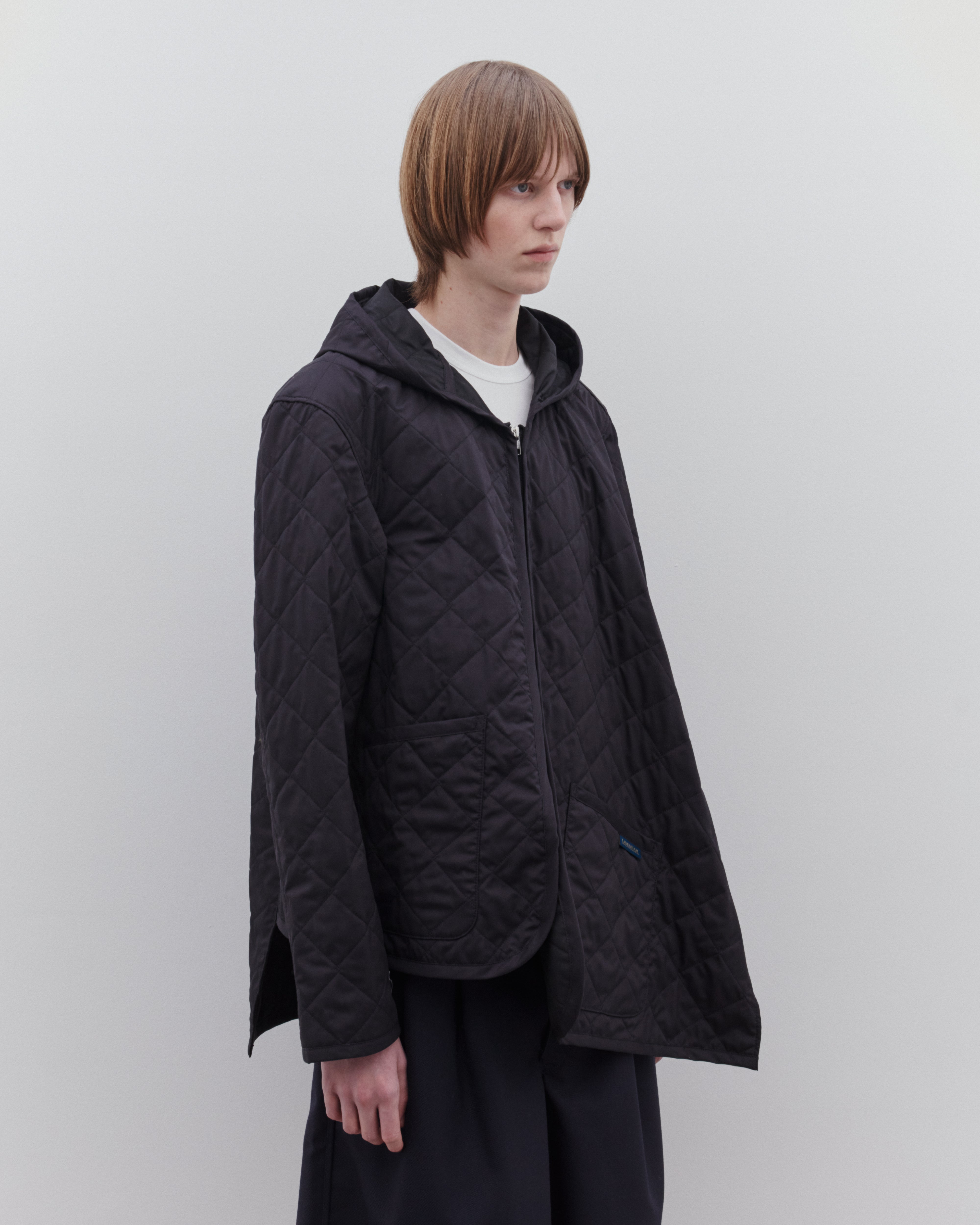 CDG Shirt: Lavenham Men's Bias Zipped Denham Jacket (Black