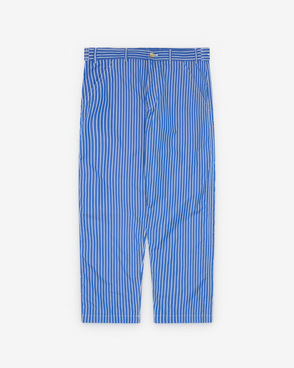 CDG Shirt - Men's Striped Trousers - (Blue/White)