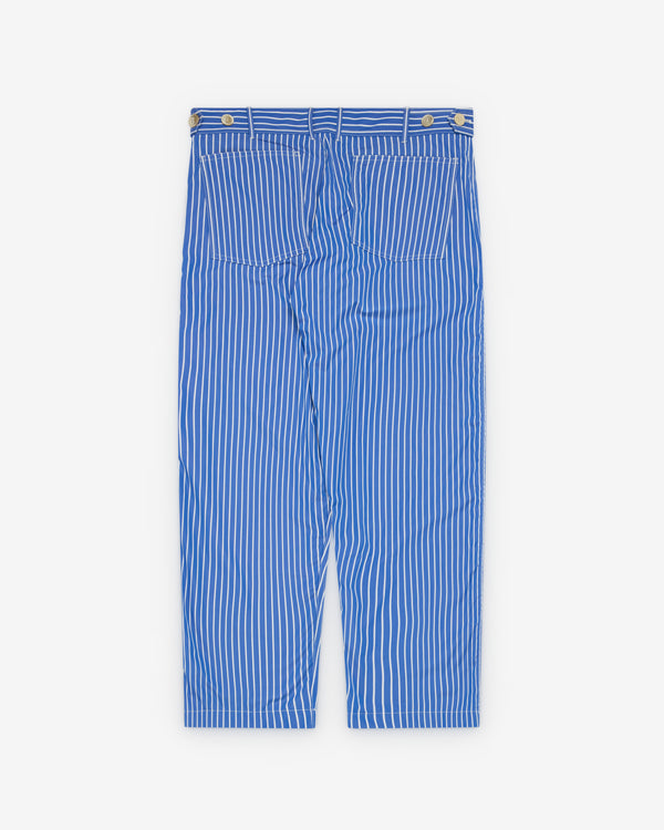 CDG Shirt - Men's Striped Trousers - (Blue/White)
