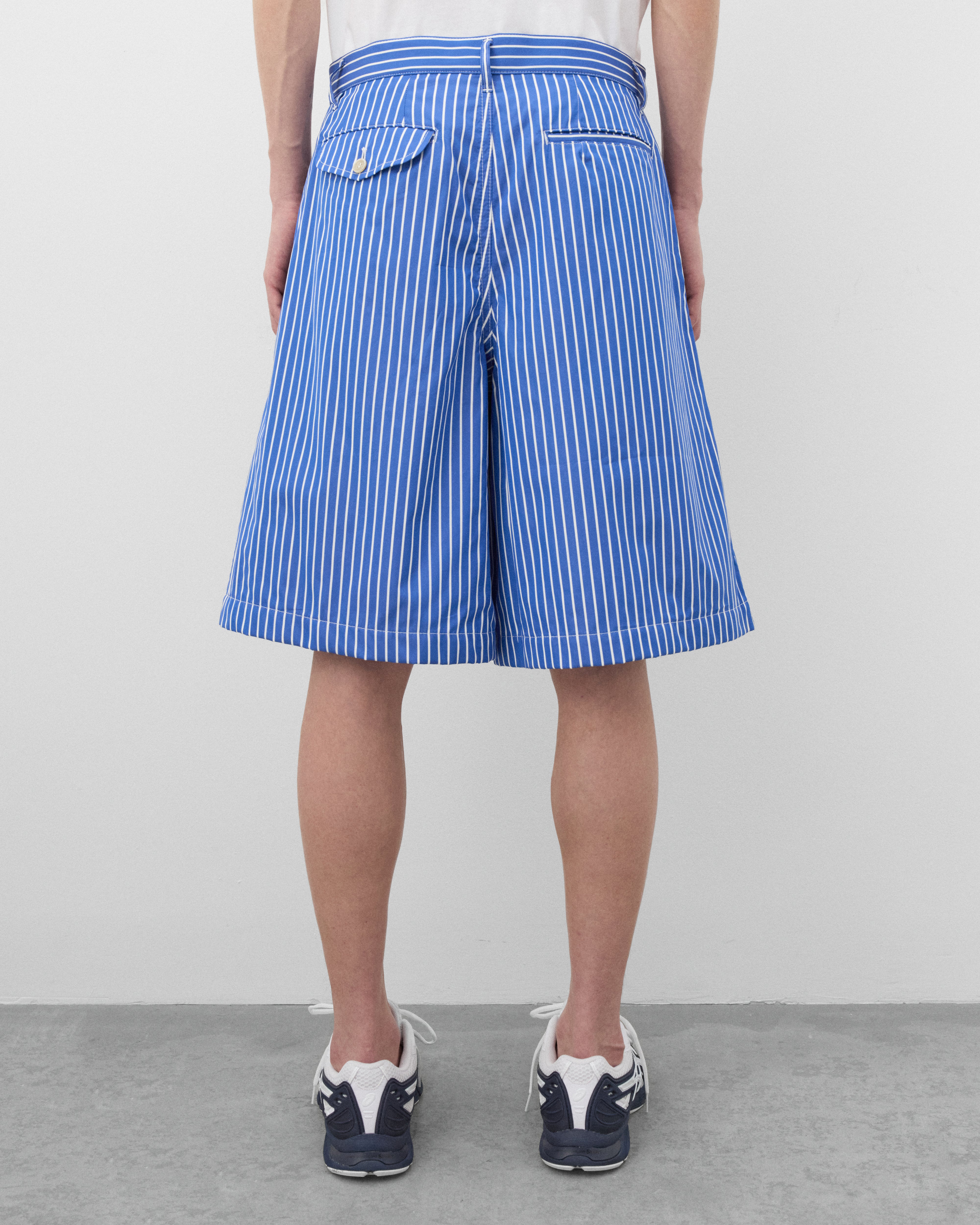 CDG Shirt: Men's Striped Shorts (Blue/White) | DSMNY E-SHOP