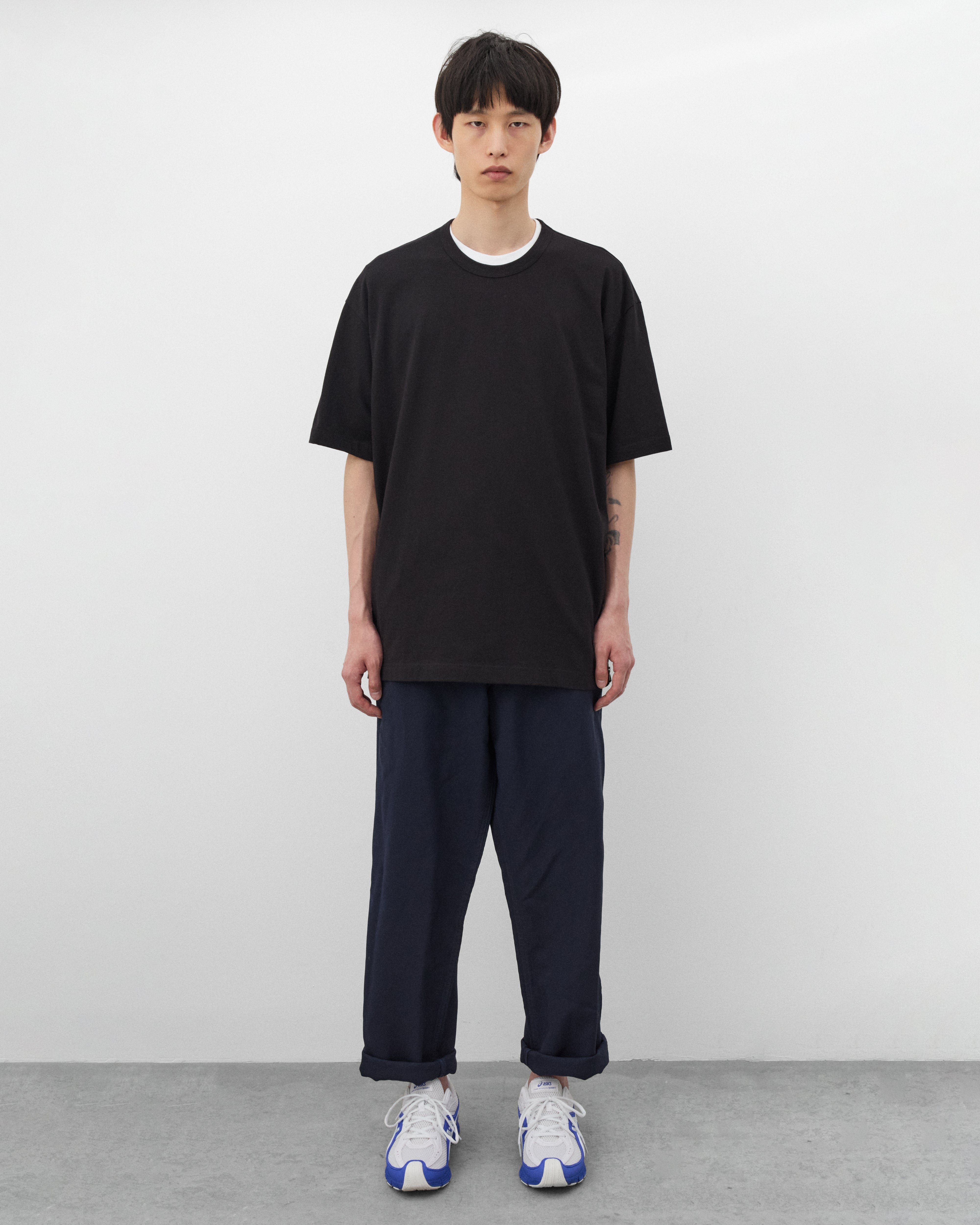 CDG Shirt: Men's Zip T-Shirt (Black) | DSMNY E-SHOP