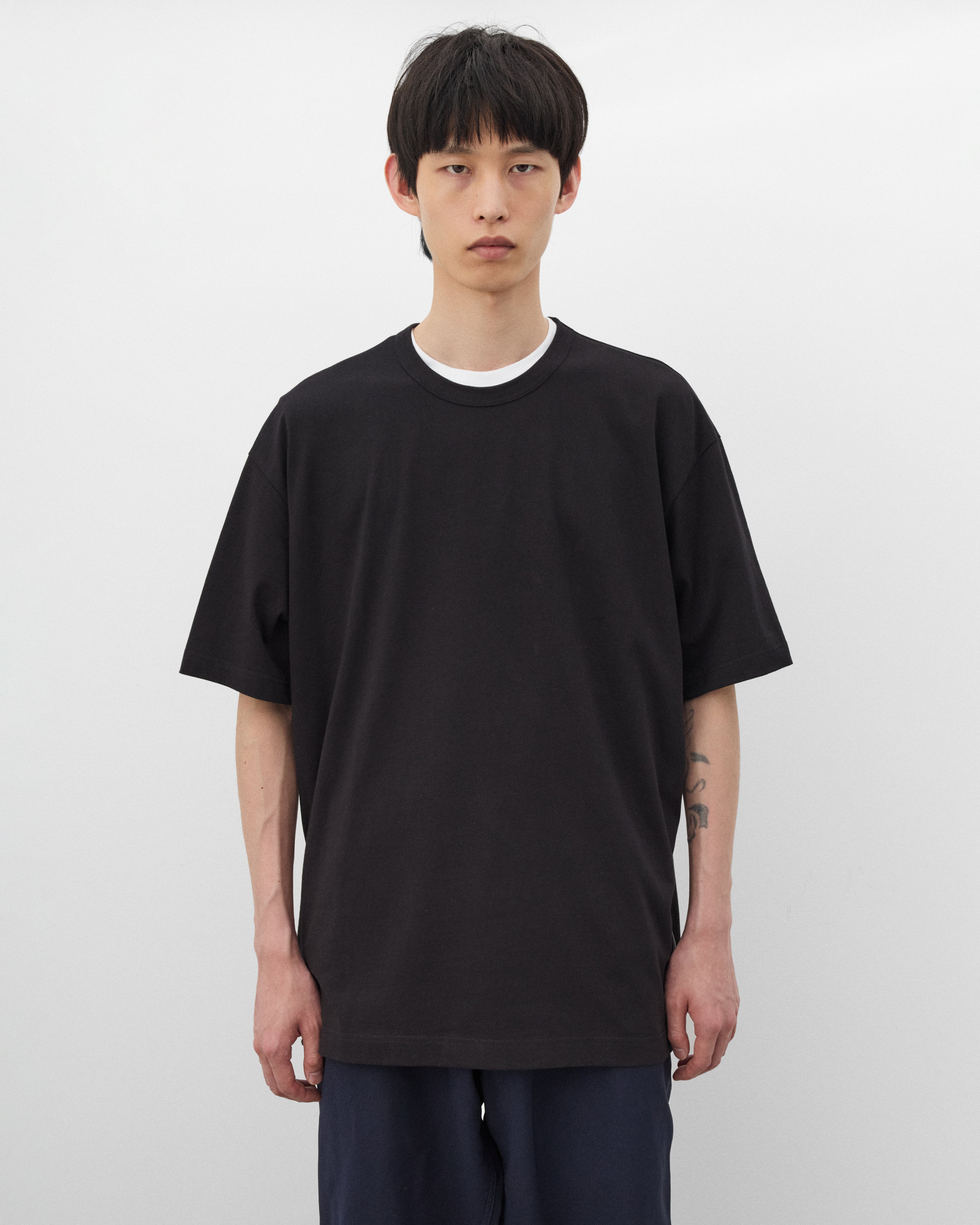CDG Shirt: Men's Zip T-Shirt (Black) | DSMNY E-SHOP