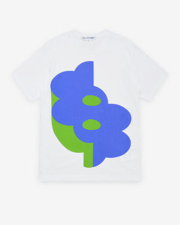 CDG Shirt - Men's Pattern T-Shirt - (White)