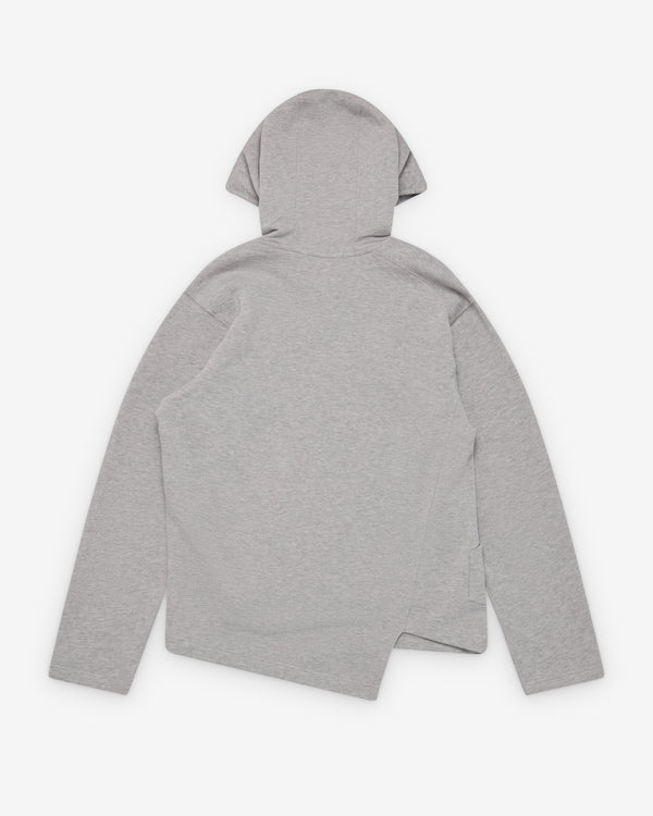 CDG Shirt - Men's Bias Cut Hoodie - (Grey)