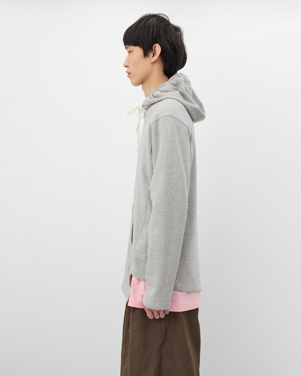 CDG Shirt - Men's Bias Cut Hoodie - (Grey)