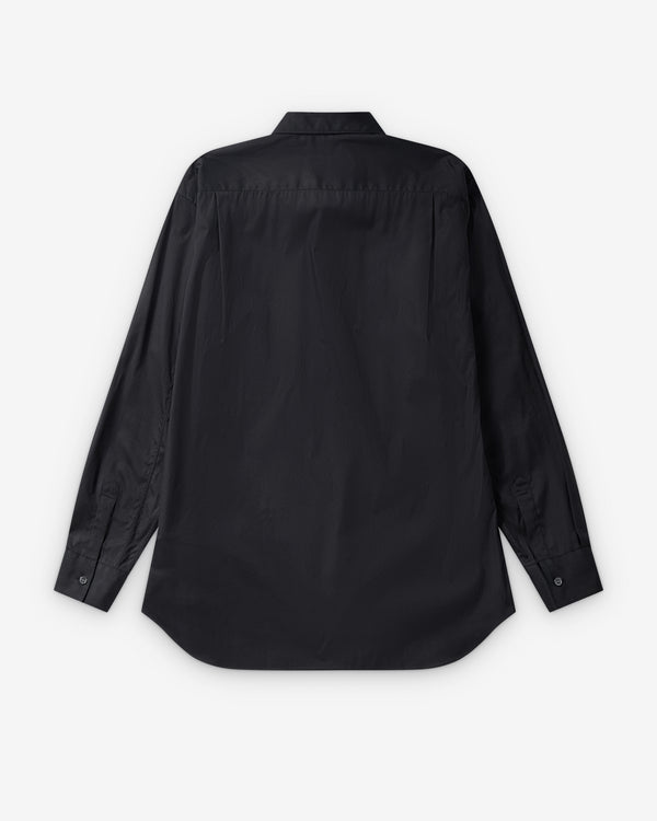 CDG Shirt - Men's Stripe Graphic Shirt - (Black/Blue Stripe)