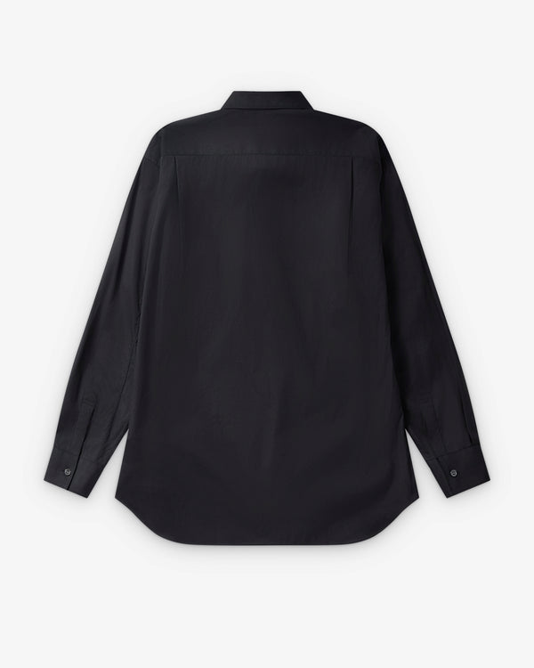 CDG Shirt - Men's Stripe Graphic Shirt - (Black/Blue Stripe)