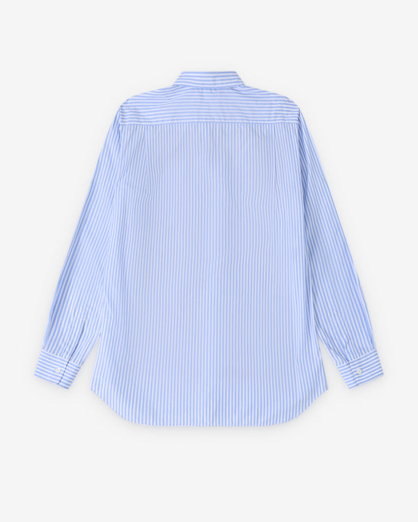 CDG Shirt - Men's Graphic Striped Shirt - (Blue Stripe)
