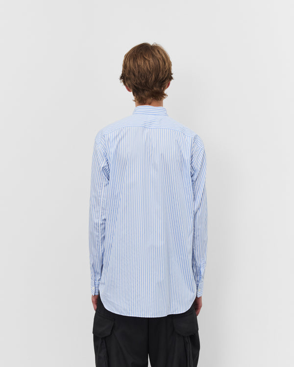 CDG Shirt - Men's Graphic Striped Shirt - (Blue Stripe)