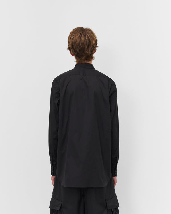 CDG Shirt - Men's Poplin Print Shirt - (Black)