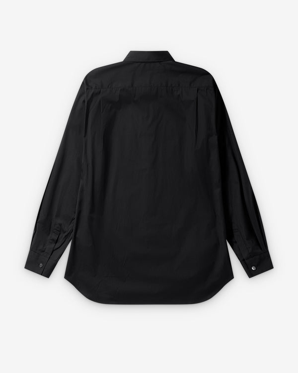 CDG Shirt - Men's Poplin Print Shirt - (Black)