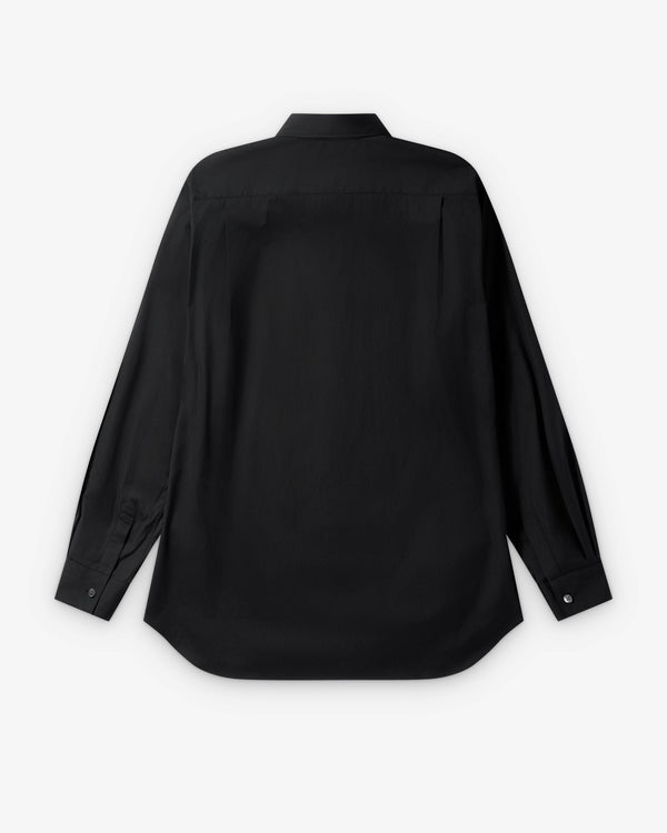 CDG Shirt - Men's Poplin Print Shirt - (Black)