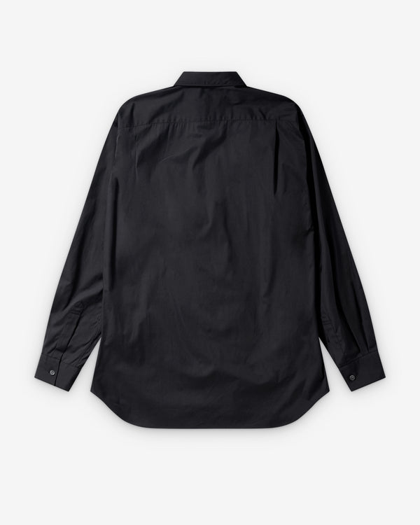 CDG Shirt - Men's Poplin Print Shirt - (Black)