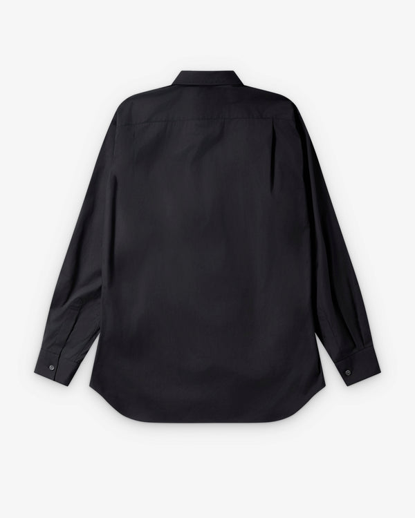 CDG Shirt - Men's Poplin Print Shirt - (Black)